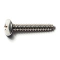 Midwest Fastener Sheet Metal Screw, #8 x 1-1/4 in, 18-8 Stainless Steel Truss Head Phillips Drive, 15 PK 33954